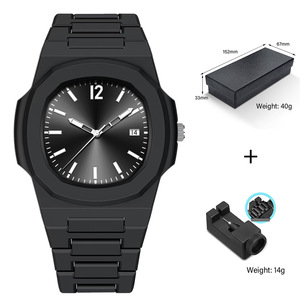 Jam tangan Analog desainer pria jam tangan modis olahraga simpel klasik gaya plastik ABS Logo kustom jam tangan pria Reloj Para Hombre - Product Image 6