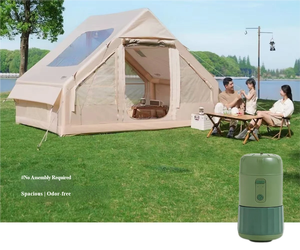 <span class=keywords><strong>Tente</strong></span> de camping gonflable à ouverture rapide pour l'extérieur, directement de l'usine, modèle 2026, dernière version, pour plusieurs personnes, portable, en tissu Oxford - Product Image 2