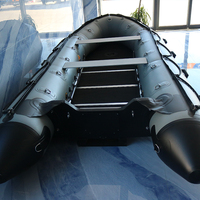 Bateau gonflable DAMA pour 4 à 8 personnes, noir, grande taille, bateau gonflable de sauvetage personnalisé à vendre