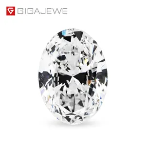 GIGAJEWE Loose Synthetic CVD Rough 3 Karat White Color Kissens chliff mit IGI Certificate Lab Grown Diamonds