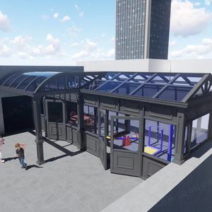 Роскошный дизайн, портативная солнечная комната, индивидуальный дизайн, отель, Внешняя Солнечная комната, дом, двойная глазурованная алюминиевая солнечная комната - Product Image 3