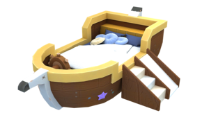 Маленькая оригинальная Крытая креативная Детская кровать в форме лодки с горкой и лестницей - Product Image 2