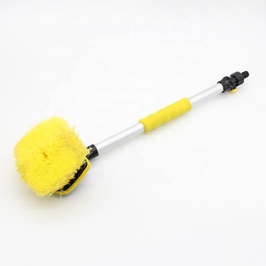 <span class=keywords><strong>Main</strong></span> Outils de Lavage brosse de lavage de voiture pneu <span class=keywords><strong>propre</strong></span> écoulement d'eau à travers la roue jante brosse - Product Image 5
