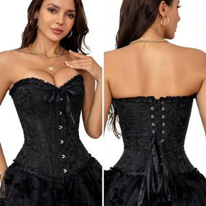 Plus Size Waist Shaper <strong>Corset</strong> C D E Cup Purple Green Sexy Bustier <strong>Top</strong> for Women - Product Image 2