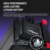 2025 초고속 전기 먼지 자전거 72v 10kw 피크 파워 90 km/h 최대 속도 79 자전거 팔콘 프로 먼지 전자 자전거