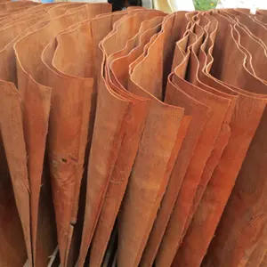 Großhandel Natur-Kerüving-Furnier drehbar geschnittenes Holzfurnier Sperrholzblatt 4 × 8