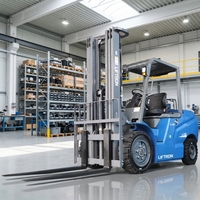Forklift Counterbalance Listrik Liftron CPD40D 4 Ton untuk Distribusi dan Penanganan Material Konstruksi