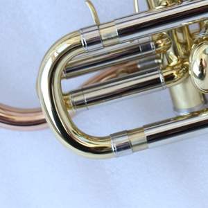 <span class=keywords><strong>Cornet</strong></span> de haute qualité en stock, instrument en cuivre phosphoreux avec étui - Product Image 2