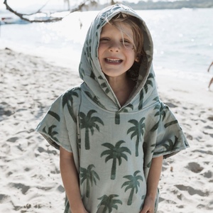 <span class=keywords><strong>Toalla</strong></span> con Capucha para Bebé de Jacquard a Cuadros de Alta Calidad, Poncho de <span class=keywords><strong>Playa</strong></span> de Verano, <span class=keywords><strong>Toalla</strong></span> con Capucha de Jacquard para Niños - Product Image 5
