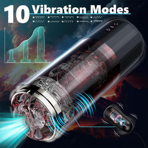 Männer-Sexspielzeug für Erwachsene: Teleskopischer Vibrations-Stoß-Rotations-Masturbator, Pumpen-Massagegerät, <span class=keywords><strong>Vibrator</strong></span> für Männer - Product Image 3