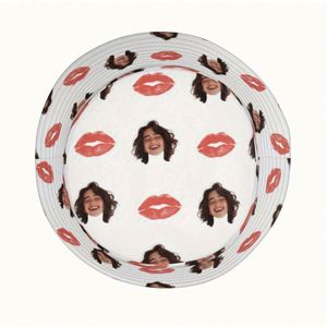 Sombrero de Pescador Unisex Personalizado con Foto, Gorra Tejida de Estilo Urbano con Patrón de Dibujos Animados Hechos a Mano para Uso Diario, Imagen, Nombre y Logotipo Personalizados - Product Image 1