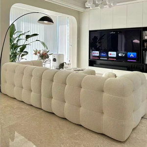 Muebles de Salón de Diseño Italiano, Sofás Modernos y Económicos, Estilo Nórdico Minimalista, Modular Cloud HF-S3920 - Product Image 6