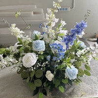 Boule de fleurs artificielles en soie, centre de table de mariage moderne et luxueux, fleur naturelle, durable, de haute qualité, décoration de mariage
