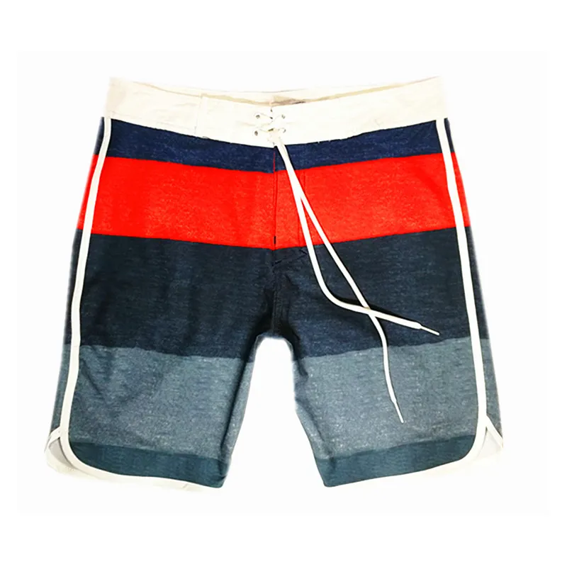 Shorts de lycra impermeáveis para homens, popular, alta, praia, natação