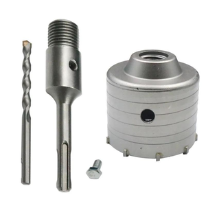 Adaptateur hexagonal SDS/MAX série TONGHUI TH-WH, foret à <span class=keywords><strong>béton</strong></span> en carbure de tungstène, diamètre 50 mm, pour murs en <span class=keywords><strong>béton</strong></span> et en pierre, 110 mm - Product Image 2