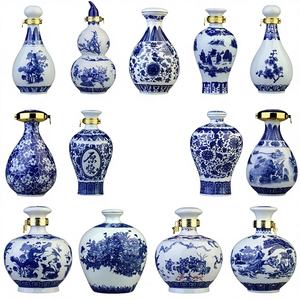 เหยือกเซรามิกทำมือสไตล์วินเทจจากเมืองจิงเต๋อเจิ้น ความจุ 5 กก. ชุดเก็บไวน์แบบปิดผนึก - Product Image 1