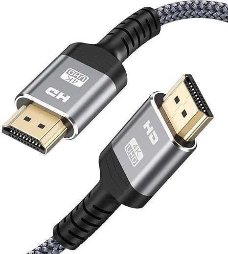 High-Speed for 2.0 Cable for TV Monitor Projector Car Camera-UHD 4K60Hz/2K144Hz Audio Video Nylon Braided Combination Shielding
