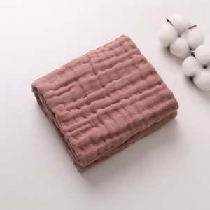 Toalla de Baño Facial para Bebé de 6 Capas de Algodón, Paño de Regurgitación Liso de Alta Densidad, 25*50cm, Extra Absorbente y Suave - Product Image 4