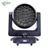 37x25W RGBW 4in1 Lampu Sorot Bergerak LED Wash DMX Zoom yang Dapat Disesuaikan untuk Pertunjukan Klub, Panggung Musik, dan Acara
