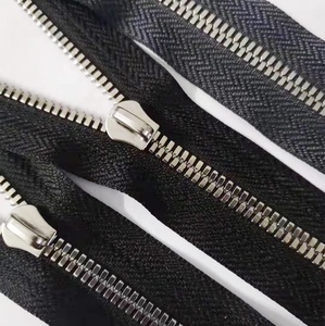 High Quality Metal Zipper Continuous Chain Symmetrical <strong>Teeth</strong> Double Point <strong>Teeth</strong> Stainless Steel Material for Garment and Handbag - Product Image 2