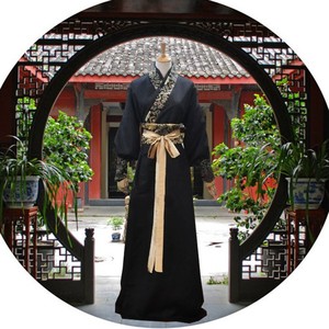 Costume ancien Hanfu pour hommes, robe longue brodée, <span class=keywords><strong>tenue</strong></span> <span class=keywords><strong>traditionnelle</strong></span> chinoise, <span class=keywords><strong>tenue</strong></span> de cosplay de samouraï <span class=keywords><strong>japonais</strong></span> - Product Image 4
