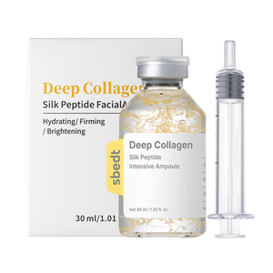 Ampola de Peptídeos de Colágeno de Seda 30ml para Hidratação, Firmeza, Clareamento e Rejuvenescimento Facial Masculino - Product Image 1