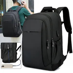 Laptop Back Pack School Backpack Bag For College Student Simple Design Men Casual Male New Nylon Pu Backpack