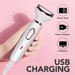 Rasoir électrique pour femmes sans fil rechargeable 4 en 1, rasoir portable pour l'épilation du visage, des bras et du bikini - Product Image 3