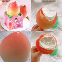 Glace exotique multi-saveurs mangue, pêche, citron, lait, multicolore, vente en gros
