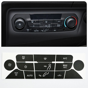 Pegatina de Repuesto para el Interruptor de Control del Aire Acondicionado del Ford Tourneo, Adhesivo Negro, Número de Pieza YH24030507 - Product Image 4