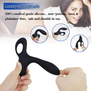 Massaggiatore Prostatico <span class=keywords><strong>per</strong></span> Uomini con 10 Modalità di Vibrazione, Ricaricabile USB, Impermeabile, in Silicone, Plug Anale Vibrante - Product Image 6