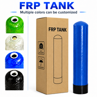 Réservoir de purification d'eau industrielle personnalisé en PRV, modèle 1054, couleur sur mesure, préparation d'eau pure de qualité alimentaire, 125 L/heure