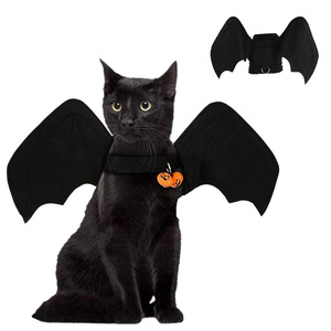 Disfraces de <span class=keywords><strong>Halloween</strong></span> para Gatos, Chalecos de Poliéster con Estampado Animal, Ropa para Mascotas, Accesorios para Disfraces de Fiesta para Perros Pequeños, Cachorros y Gatitos - Product Image 1