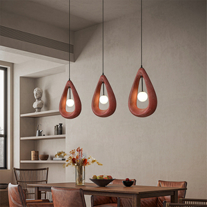 Luminaire suspendu LED <span class=keywords><strong>G9</strong></span>, design micro-ciment trichromatique pour salles à manger, salons, hôtels, chambres et bureaux à domicile - Product Image 2
