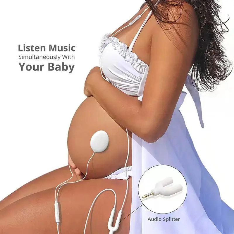 Pregnant woman Belly Tunes Prenatal Belly Speaker Plays Music To Baby Inside The Womb Baby Bump Headphones