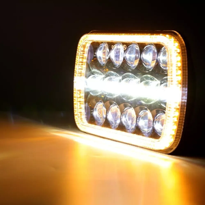 HYNBYZJ Faro LED Cuadrado Universal Clásico de 110W con Halo, Luz Alta/Baja de 7'' para <span class=keywords><strong>Jeep</strong></span>, Toyota, <span class=keywords><strong>Hummer</strong></span>, Faro de 5x7 Pulgadas - Product Image 3