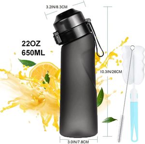 Bouteille d'<span class=keywords><strong>eau</strong></span> sport sans BPA, ensemble de démarrage, bouteilles à boire, 650 ml, bouteille d'<span class=keywords><strong>eau</strong></span> parfumée aux fruits - Product Image 5