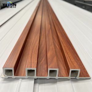 Revestimiento de Pared Exterior de WPC, Panel de Pared de PVC con <span class=keywords><strong>Efecto</strong></span> <span class=keywords><strong>Madera</strong></span> Blanco para Exteriores - Product Image 6
