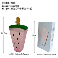 Bouteille en plastique Yafeiqi écologique au design moderne, avec sangle, pour étudiants, idéale pour jus, crème glacée, cadeau d'anniversaire - Vente en gros