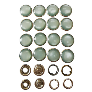 Fabrika toptan 8.2mm 9.2mm 10mm 11mm geçmeli düğme Metal düğme yapış - Product Image 3