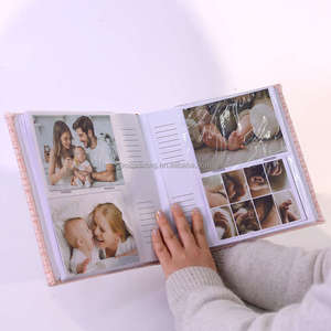 Carnet <span class=keywords><strong>de</strong></span> notes à mémoire personnalisé pour bébé Album d'enregistrement <span class=keywords><strong>de</strong></span> <span class=keywords><strong>naissance</strong></span> <span class=keywords><strong>Livre</strong></span> d'étape pour enfant Cadeau souvenir 10e anniversaire Scrapbook - Product Image 1