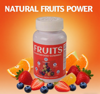 Bonbons gommeux de supplément de vitamines de fruits et légumes de soins de santé quotidiens