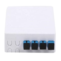 Prise de Fiber optique FTTH, 4 ports, boîte de communication, intérieur