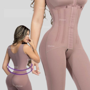 Gaine amincissante Hourglass avec soutien-gorge et armatures, gaine amincissante pour le bas du dos, <span class=keywords><strong>Fajas</strong></span> Shapewear, body gainant à haute compression avec broches de maintien de la poitrine - Product Image 2
