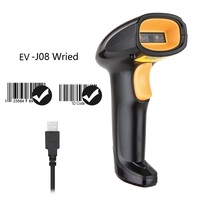 Escáner de Código de Barras CMOS Inalámbrico 1D 2D, Interfaz USB/RS232, Lectura Automática, Lector de Pagos, Verificación, Industria Logística, 300 Escaneos/Segundo
