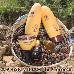 Arganmidas Moroccan Argan Oil Salon Product Organic Beauty Curly Hair Care Treatment Set