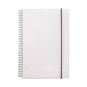 Transparent Paper Cover School Spiral <b>Notebook</b> with Loose-Leaf Binding Customizable Colors Simple Custom Printing - Product Image 2