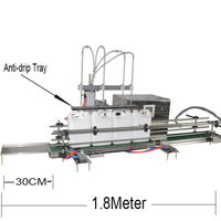 Machines de remplissage automatiques à 4 buses pour liquides pétillants : lait, produits chimiques, eau, boissons, éthanol, alcool, jus, eau de Javel, détergent