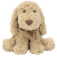 Peluche de chien réaliste personnalisée en coton PP, design brodé, anti-stress, super douce, pour cadeau et décoration intérieure
