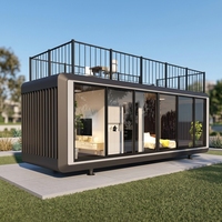 Maison Modulaire Préfabriquée Personnalisée Apple Cabin 20ft 40ft – Café, Hôtel, Bureau – Structure en Acier Mobile